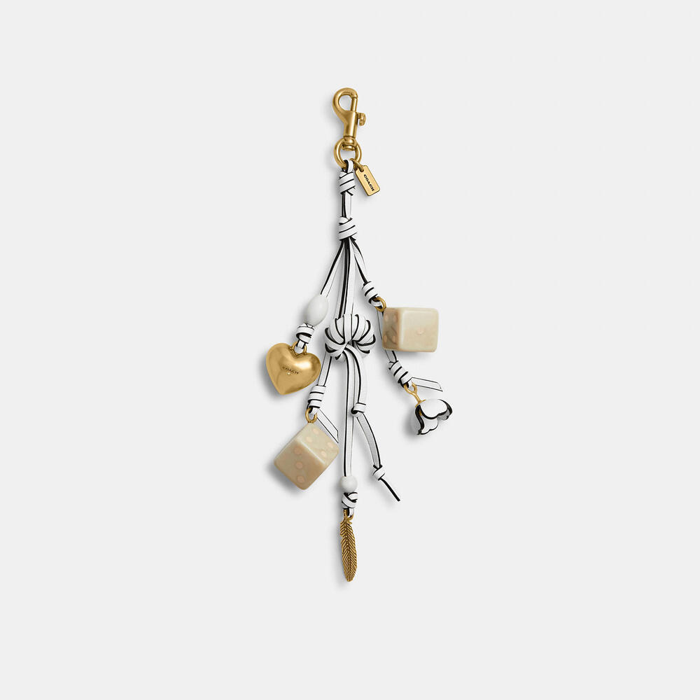 Coach Cluster Dice Bag Charm